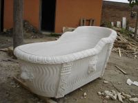 Nice hand carved marble bathtub