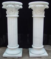 Garden stone pillars