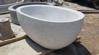 Natural marble bathtub