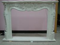 Beautiful french style marble fireplace mantel