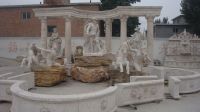 Roman style garden marble fountain
