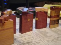 dugout/ hitter box Exotic woods