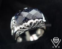 Sell Sterling Silver  Ring with Sand Stone