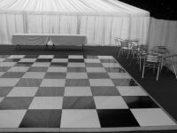Black and White Dance Floor for event, party, wedding