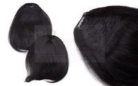 Clip-on Fringe Black for Hair Extensions