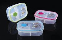 plastic airtight food box micro wave use