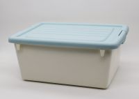 PP plastic new style storage container with clip 2 sizes of storage box and bin