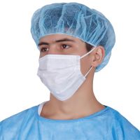 White Surgical Medical Procedure 3 ply Earloop Disposable Face Mask