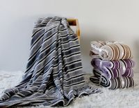 JACQUARD FLANNEL FLEECE BLANKET