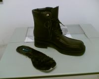 Sell shoes of leather, italian made