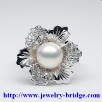 Sell South Sea White Pearl Rings White Gold Diamonds Wedding Jewelry