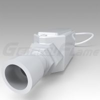 Infrared or ultraviolet flame detector burner