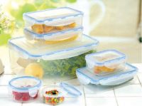 BPA Free Reusable Airtight Plastic Food Storage Container