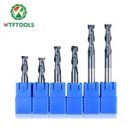 WTFTOOLS Wholesale Spiral 2 Flutes Solid Carbide End Mill Cutters For CNC Metal Milling