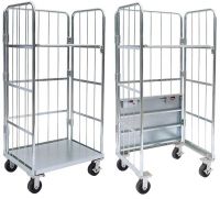 Foldable Collapsible Roll Container Cart Trolley Cage