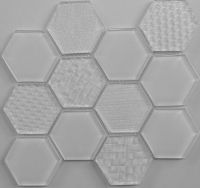 Sell Waterjet Glass Mosaic - MD-1013HEXMS1P