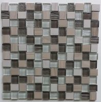 Sell Glass and Stone Mosaic - MD-0411WEAVEMS1P