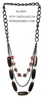 Sell handicraft bead necklace China B024