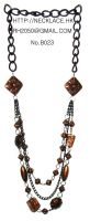 Sell handicraft bead necklace China B023