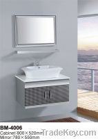 Sell Stainless steel bathroom cabinet vanities