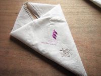 Sell 100% linen embroidery napkin(ST-N-004)
