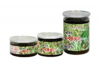 Plastic Container Sanmaneul Myeong-yi (Mountain Garlic Leaf) 300g, 500g, 1kg - Dokdo Trade