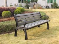 Sell cast iron+HDPE park bench