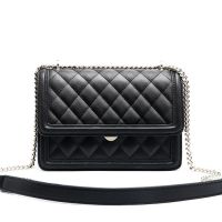 Classic ladies lingge leather shoulder bag new fashion handbag for women
