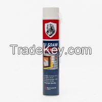 Top quality insulation spray 750ml white pu foam