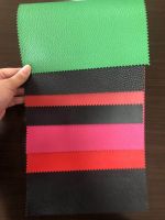 brush fabric backing PVC artificial leather