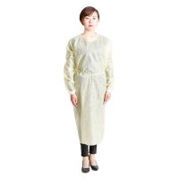 Cheap Non Woven Disposable PP Kimono Lab Coat for Beauty Salon