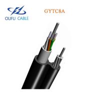 Hot Sale Self-supporting Aerial GYTC8A Fiber Optic Cable with Steel Wire