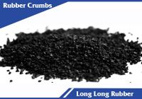 SBR rubber crumbs powder recycled from waste tires