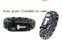 Hot Wholesale Disaster Equipment Bangle Bracelet For Men, Use Daily Gift Items Climbing Equipment Paracord Bracelet