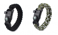 Multi Colors Survival Equipment Adjustable Paracord Bracelets