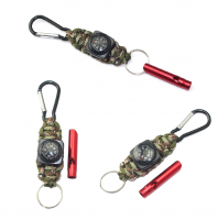 EDC gear paracord survival keychain Storage outdoor camp Airtight container