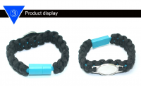 Factory wholesale high quality smartphone charging line paracord bracelet for ISO/Android