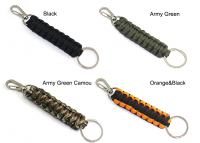 Outdoor Adventure Survive Umbrella Rope Straw Camouflage paracord keychain