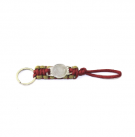 Can protect your self paracord key chain booking logo and a variety of colors for men women and children to carry