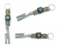 Outdoor compass key chain for everyday use