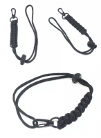 Paracord key chain for easy carrying of cups