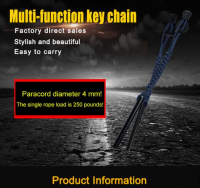 Make fire  Fire Starting Stick Keychain Outdoor Camping Survival Tool