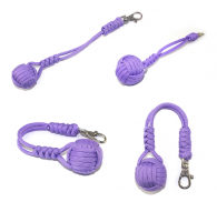 Outdoor survival 250 Paracord keychain climbing ring rope compass key chain
