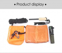 Sleeping bag set whistle sleeping bag seven core paracord paracord bracelet combination sleeping bag set