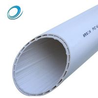 UPVC double-walled hollow spiral silencing drainage pipe