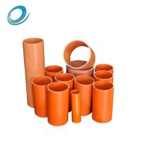 High Pressure Pipes  CPVC Orange Color Pipe cable protection pipe Fire Resistance