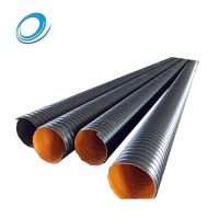HDPE 300mm-2400mm plastic spiral corrugated drainage pipe diameter