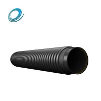 Small diameter 160mm hdpe double wall corrugated pipe for drainage and cable protection