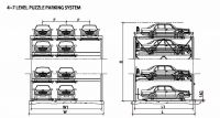 4-7 LEVEL PUZZLE PARKING SYSTEM