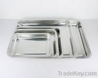 Sell Stainless steel square trays, plates, dishes